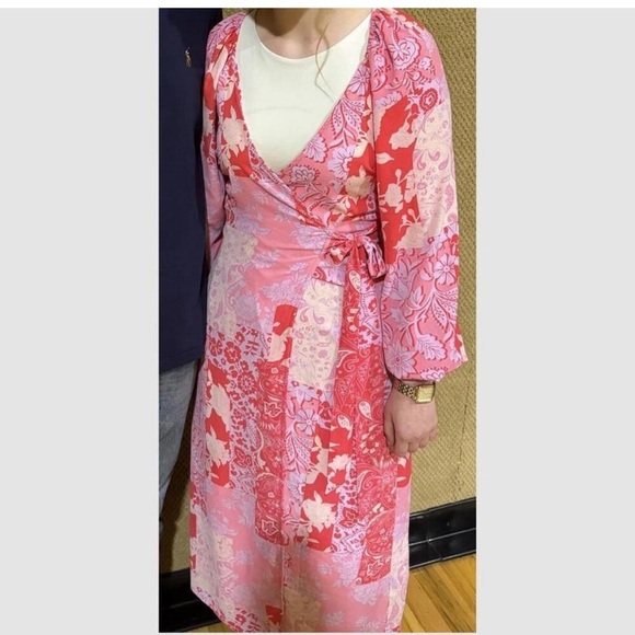 ASOS Multicolored Maxi Boho Dress size Medium - Picture 5 of 5